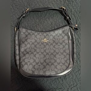 Coach black Leather purse.
